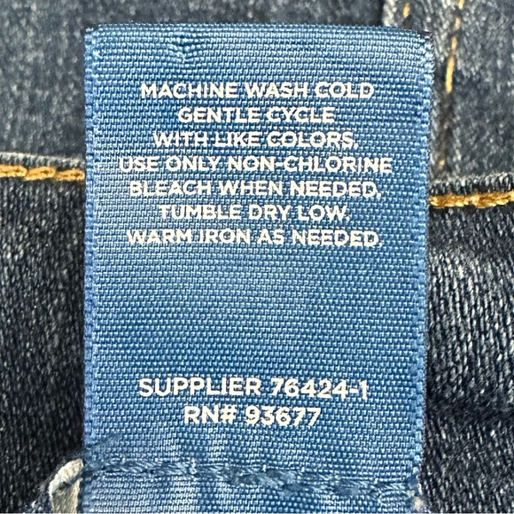 Arizona Jean Co. Colorblock Patchwork Short Denim Skirt Juniors Size 9 EUC - Picture 5 of 5